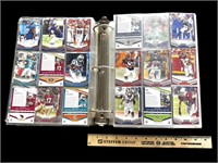 Binder With Baseball Trading Cards
