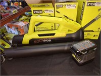 RYOBI Cordless Battery Leaf Blower/Sweeper