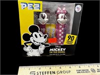 NOS Disney Mickey & Minnie 90 Years PEZ Dispensers
