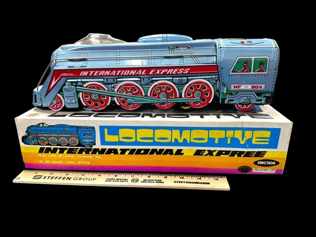 International Express Friction Locomotive With Box