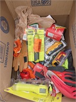 Box lot of tools, Milwaukee,Ryobi, DeWalt