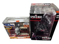 2 Spiderman Toys In Boxes