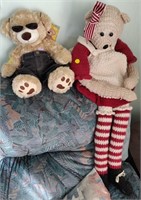Teddy Bear & Crochet Doll
