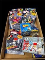 Assortment Of Marvel Collectable Toys