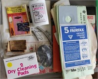 Random Old Items Maps, Vacuum Cleaner Bags,