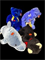 4 Large Size Ty Beanie Babies