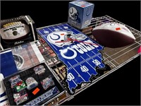 Assorted NFL Indianapolis Colts Collectables &