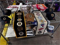 Boston Bruins Hats (5) Cup & 2 Banners