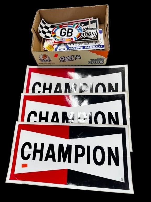 Automotive Stickers / Champion / Goodyear &