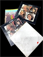 4 Beatles 33 Albums / White / Let It Be (2) &