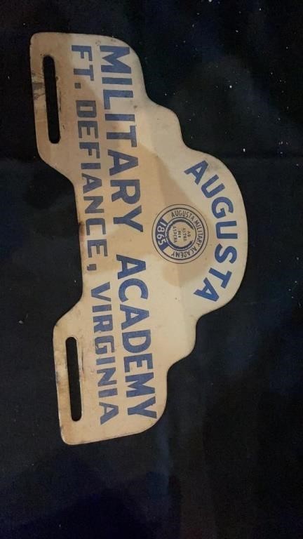 Augusta Military Academy Plaque