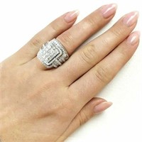 Luxury Silver Plated Ring