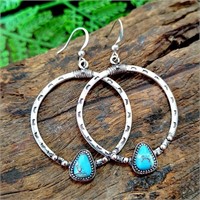 Fashion Silver Plated Hoop Earring