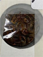 INDIA COIN 935 - 1014 AD BRONZE OCTOPUS MAN