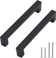 READ! Black Cabinet Handles  30pk  5in Pulls