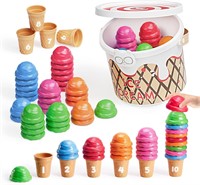 Ice Cream Counting Set  Kid Toys 65PCS