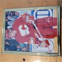 calgary flames pic- autographed