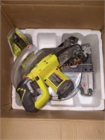 RYOBI corded 10" compound miter saw with LED