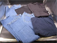 Blue Jeans, Pants, Tops