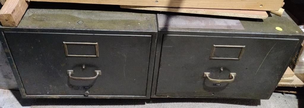 2 Legal Size Filing Drawers