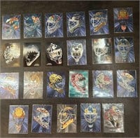 Goalie Mask Lot of Collectors Cards