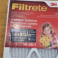 5 - 3m allergen filters 14"x25"x1"