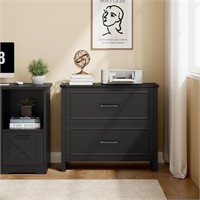 YITAHOME 2 Drawer File Cabinet, Black