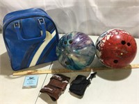 Bowling Balls/Bag, Brunswick