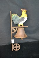 Cast Iron Rooster Farmhouse Dinner Bell