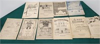 Lot of pamphlets and almanacs