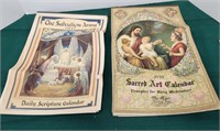 2 calendars 1935 & 1937