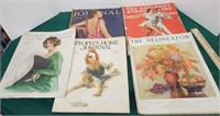 Lot of magazines ladies home jounal, people's