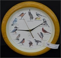 13" national Audubon Society Quartz Wall Clock