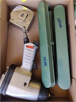 Air Gun, Measuring Tape & Sockets
