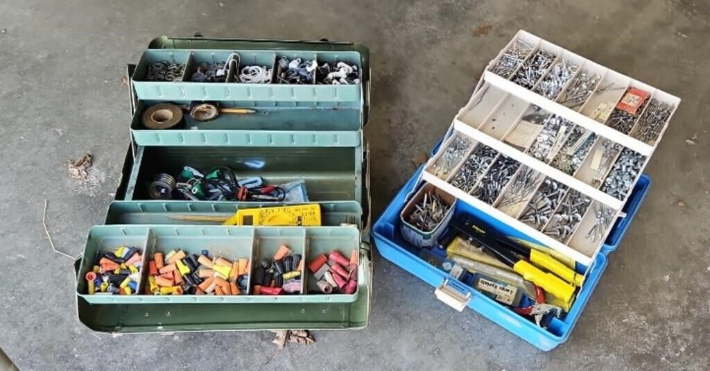 (2) TOOL BOXES W/ ELECTRICAL & RIVETS