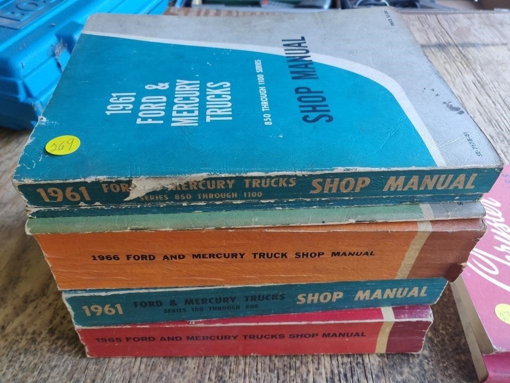 1960's Ford & Mercury Truck Manuals