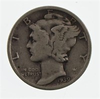 25 +/- 1945 & Pre Mercury Silver Dimes.