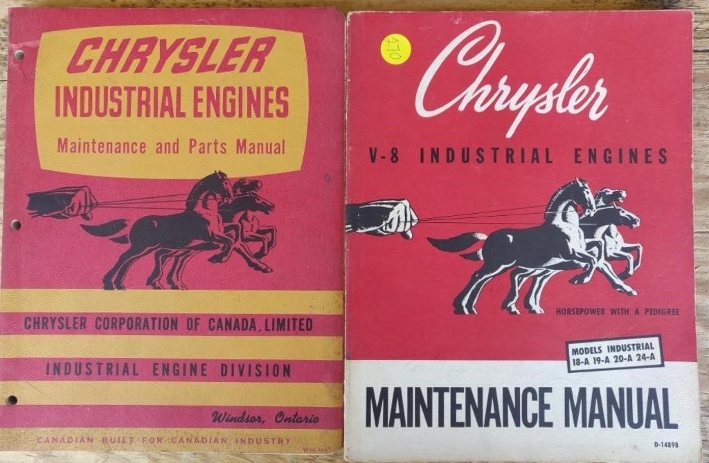 Chrysler Industrial Manuals