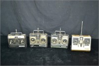 4pcs Futaba Radio Controller Units Untested