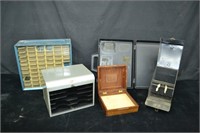 Lot Various Misc Items & Dark Room Cabinet