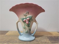 Vintage Hull 10.5 in. Floral Vase.