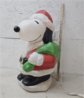 Snoopy Santa blow mold