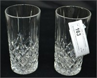2pcs Waterford Marquis Crystal Drinking Glasses