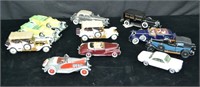 11pcs Various Franklin Mint Die Cast Cars