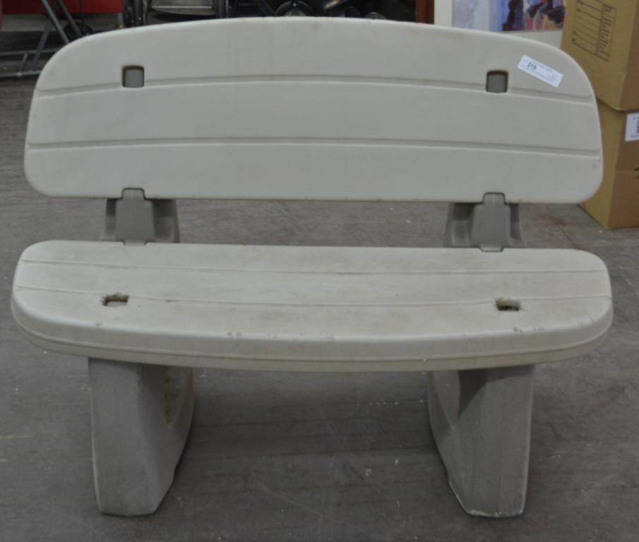 45" Step II Plastic Blow Molded Park Bench