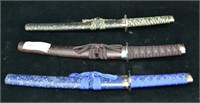 3pcs 21" Samuri Style Swords