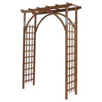 8ft Wooden Garden Arbor Arches Trellis