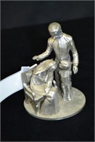 Norman Hines Knights of Columbus Pewter Figurine
