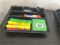 Office supplies: highlighters, glue sticks, more