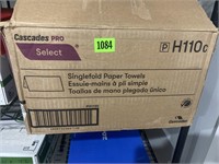 One case of 15, single fold paper towels